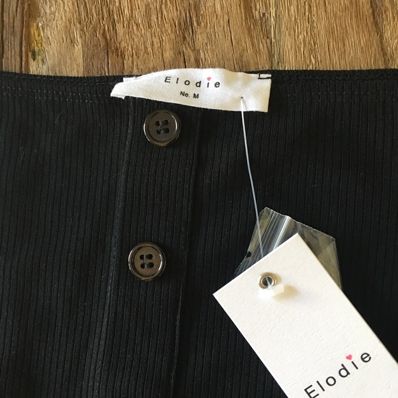 Black off the shoulder top - Picture 3 of 3